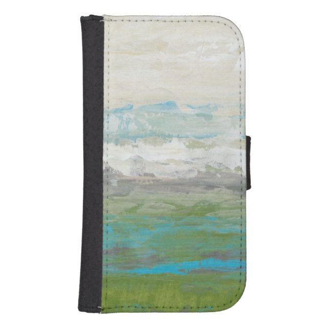 White Clouds Overlooking Beautiful Landscape Samsung Galaxy Wallet Case (Front)