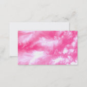 White Clouds Pink Sky Tinted Photo Business Card (Front/Back)