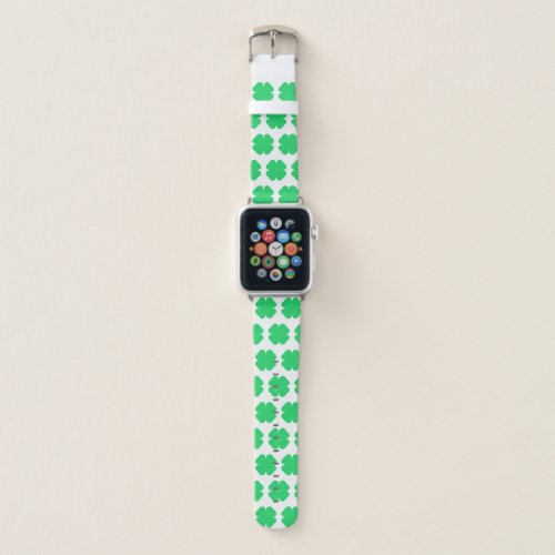 White Clover Apple Watch Band