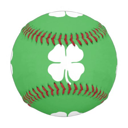 White Clover Leaf Baseball