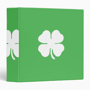 White Clover Leaf Binder