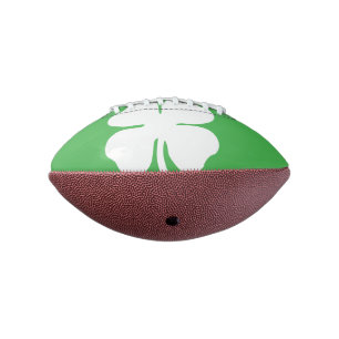 White Clover Leaf Mini Football