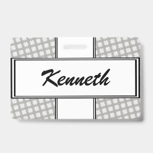 White Clover Ribbon by Kenneth Yoncich Badge