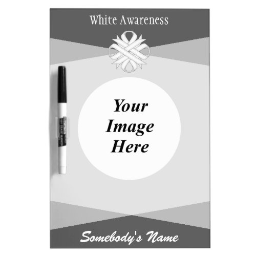 White Clover Ribbon Template by Kenneth Yoncich Dry_Erase Board