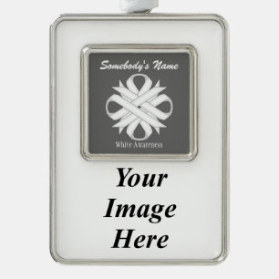 White Clover Ribbon Tmpl (V-I) by Kenneth Yoncich Ornament