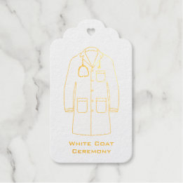 White Coat Ceremony Congratulations Doctor Foil Gift Tags