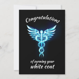 White Coat Ceremony Crystal Medical  Invitation