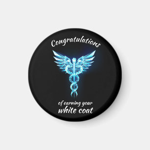White Coat Ceremony Crystal Medical Magnet
