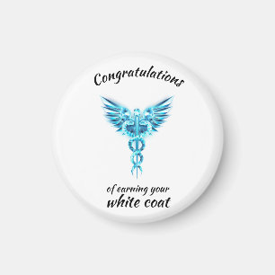 White Coat Ceremony Crystal Medical Magnet