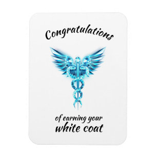 White Coat Ceremony Crystal Medical Magnet