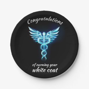 White Coat Ceremony Crystal Medical  Paper Plates