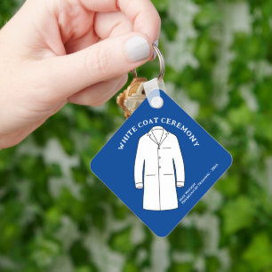 White Coat Ceremony Keepsake Physician Doctor Keychain