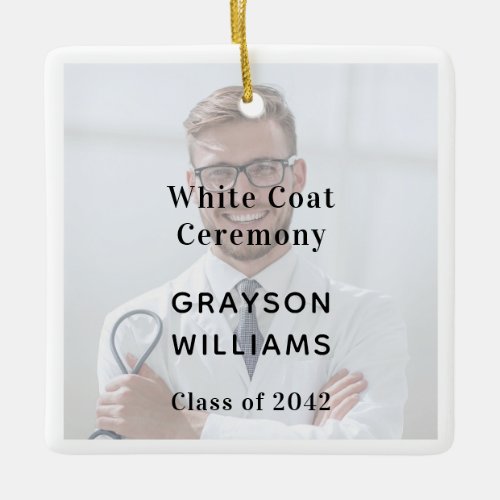 White Coat Ceremony Medical Ornament