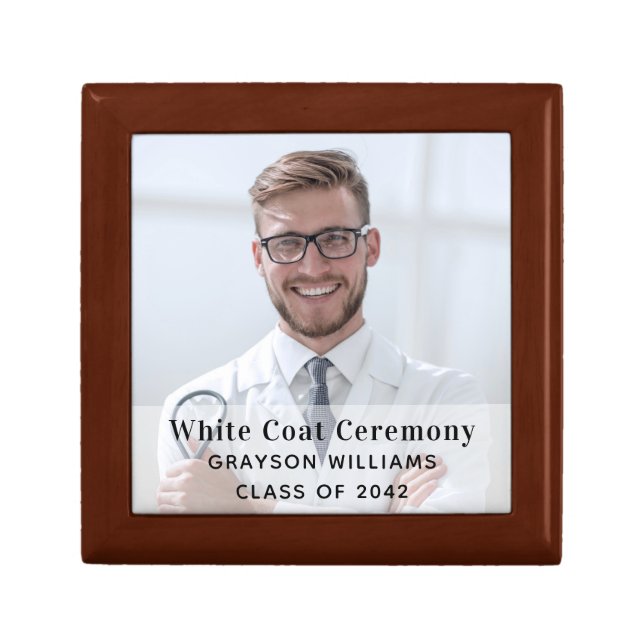 White Coat Ceremony Medical Photo Gift Box (Front)