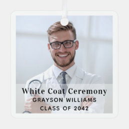 White Coat Ceremony Medical Photo Ornament