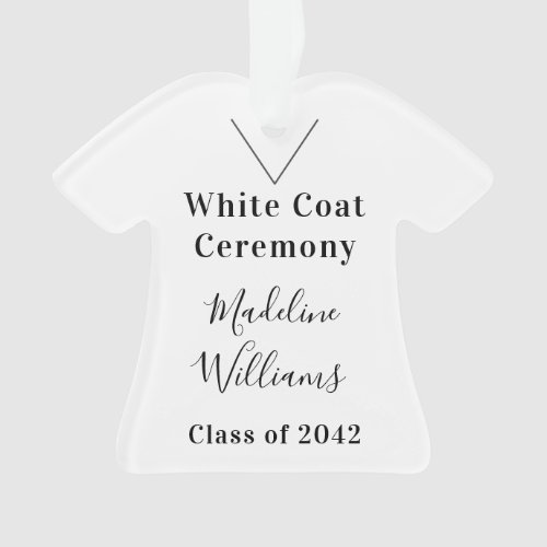White Coat Ceremony Ornament
