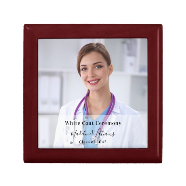 White Coat Ceremony Photo Gift Box (Front)