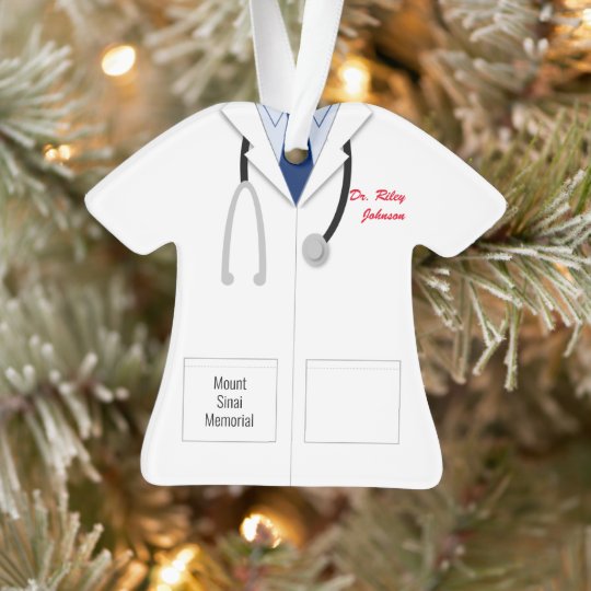 White Coat Doctor Profession Ornament | Zazzle.com
