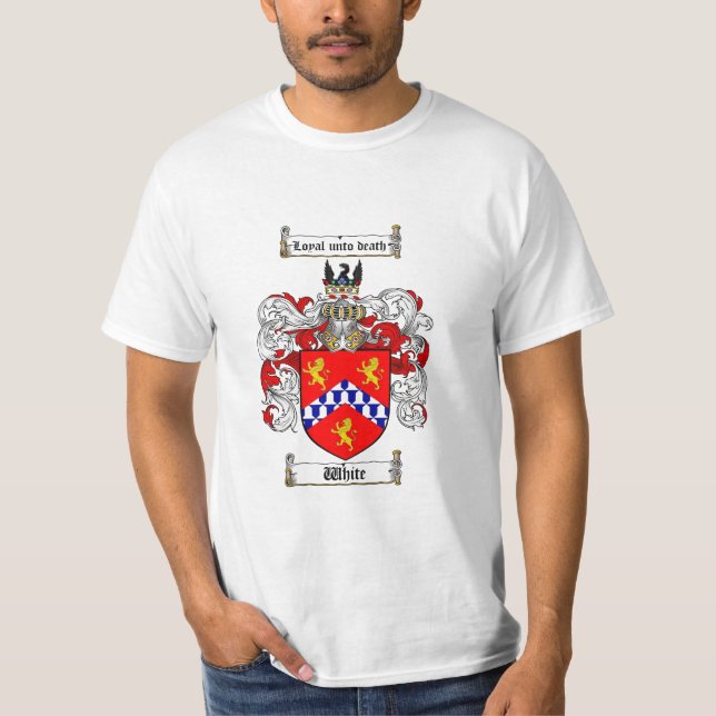 White Coat of Arms T-Shirt (Front)