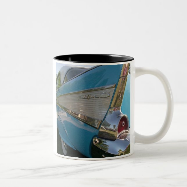 White Coffee Mug with 57 Chevy (Right)