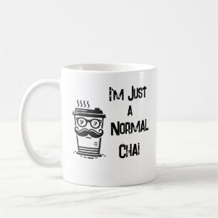 White Coffee Mug with Black Detail