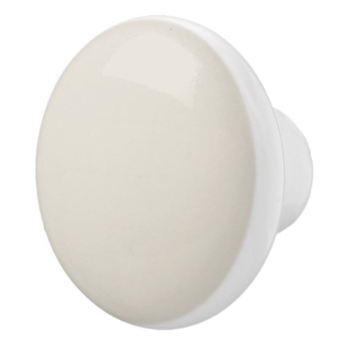 White Coffee Solid Color Ceramic Knob