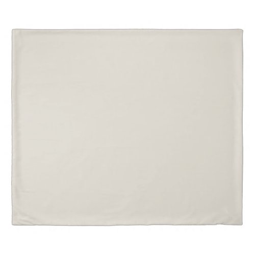 White Coffee Solid Color Duvet Cover