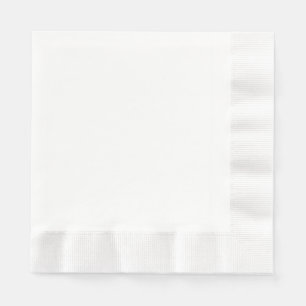 White Coined Luncheon Paper Napkin