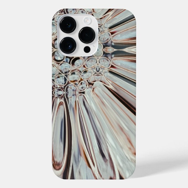White Color Abstract Flower iPhone Case (Back)