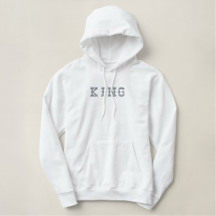 White Color Adult M Men's Basic Hoodie Sweatshirt