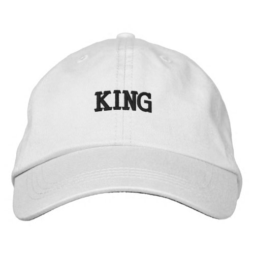 White color Cool and Handsome Embroidered Baseball Cap