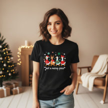 White Colorful Cartoon Merry Goose Christmas