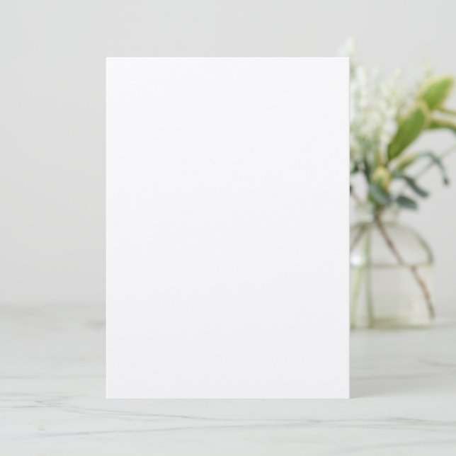 White Columned Invitation (Standing Front)