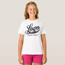 White Company Logo Swag Business Kids Girls T-Shirt