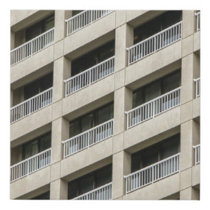 White concrete building during daytime faux canvas print