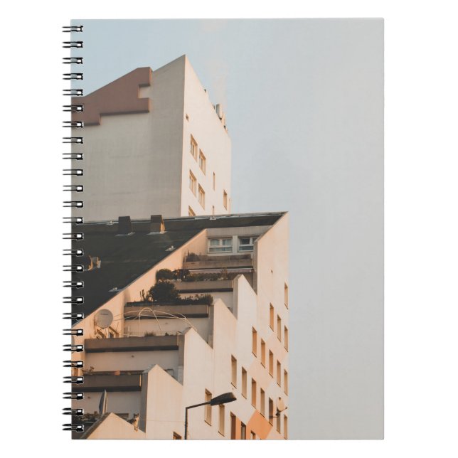 WHITE CONCRETE BUILDING NOTEBOOK (Front)