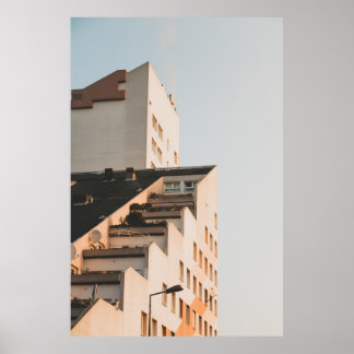 WHITE CONCRETE BUILDING POSTER