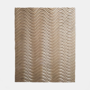 White concrete high-rise building fleece blanket