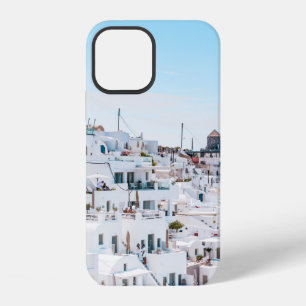 White concrete houses under blue sky at daytime iPhone 12 case