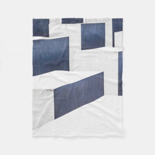 White concrete pavements fleece blanket