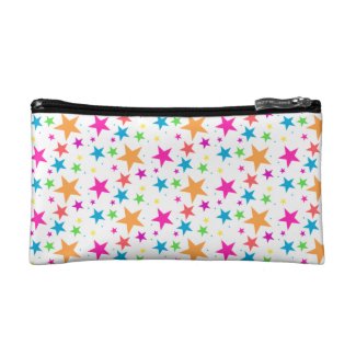 White Confetti Multi Makeup Bag