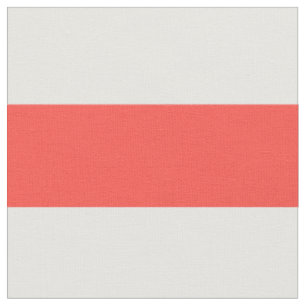 White Coral Stripes Pattern {pick your color} Fabric