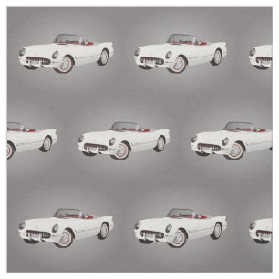 White Corvette Fabric