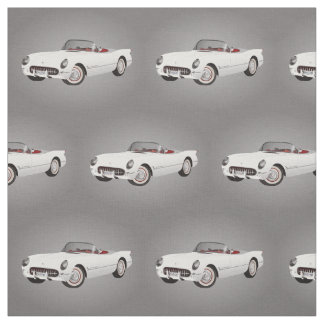 White Corvette Fabric