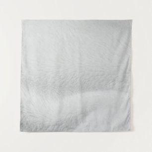 White cotton textured fabric tapestry