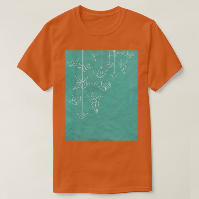White Cranes T-Shirt (Design Front)