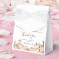 White Cream Pumpkin Floral Fall in love Favor Box | Zazzle