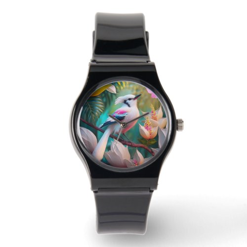White Crested Blush Chested Fantasy Bird Watch