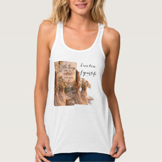 White crop tank top