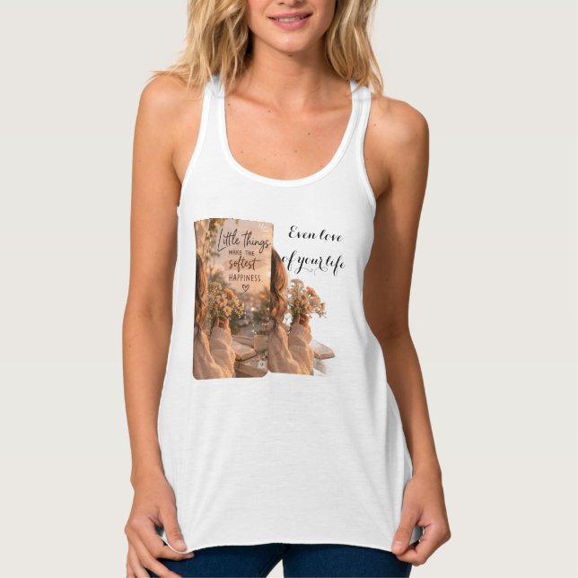 White crop tank  top (Front)